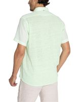 Camisa-Lino-Organico-Hombre-Linenjer-Verde-Rockford