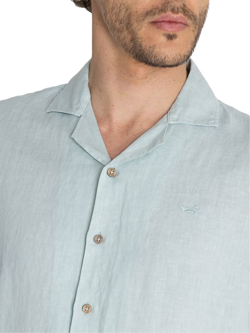 Camisa-Lino-Organico-Hombre-Braga-Verde-Rockford