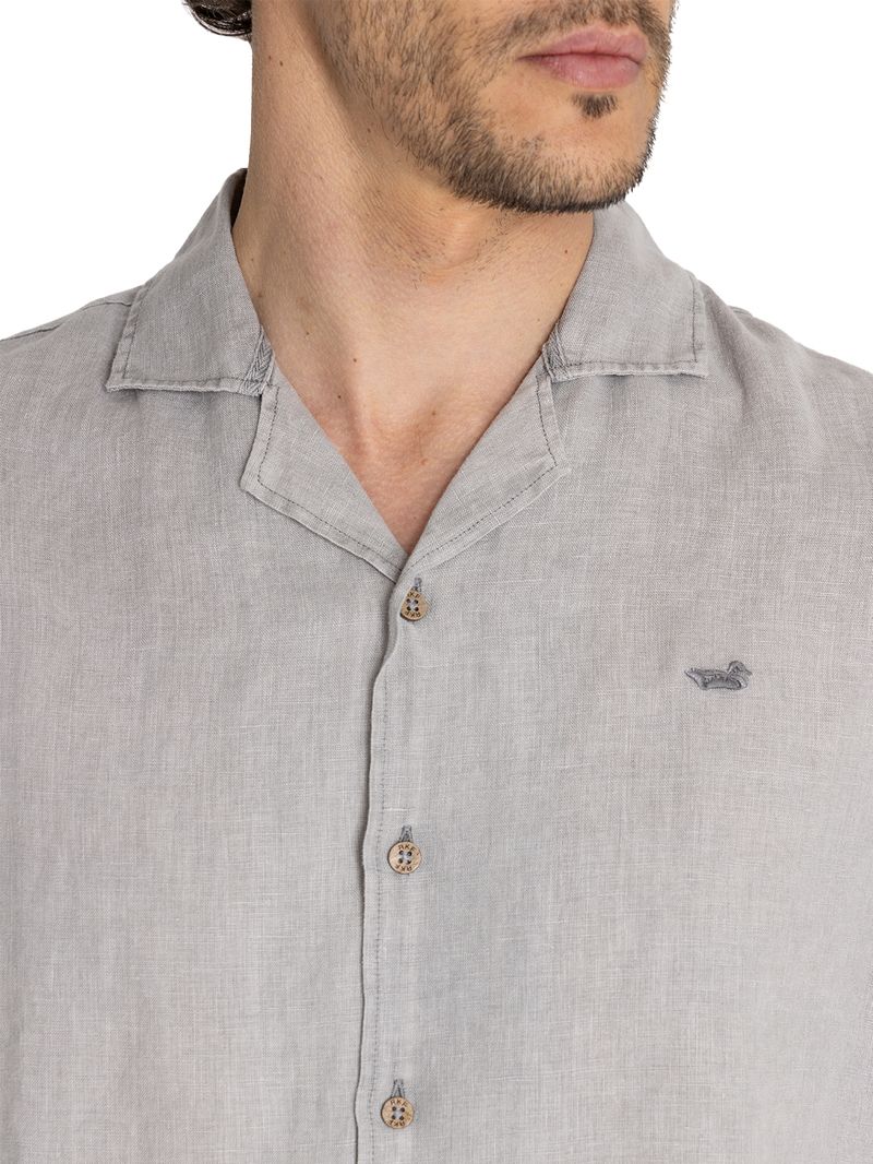 Camisa-Lino-Organico-Hombre-Braga-Gris-Rockford