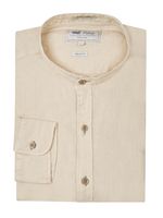Camisa Lino Orgánico Hombre Linenmao Beige Rockford