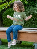 Polera-Manga-Corta-Algodon-Organico-Niña-Wild