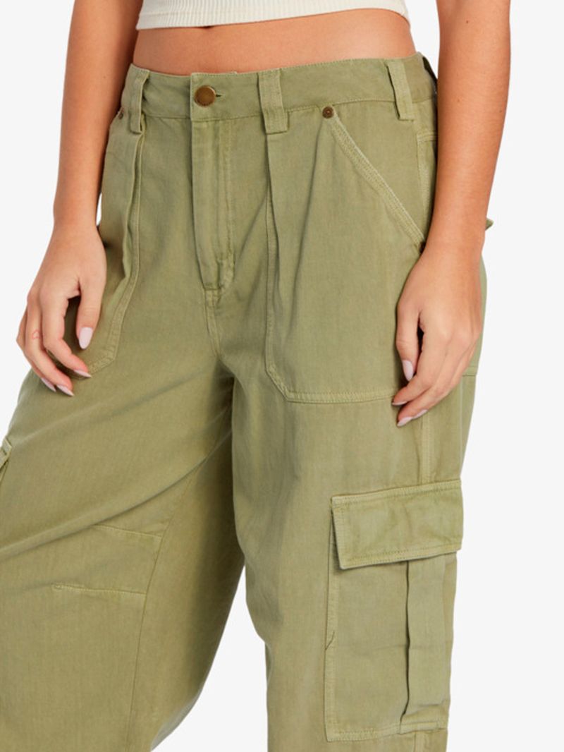 Pantalón Cargo Mujer Walk Along Verde Billabong