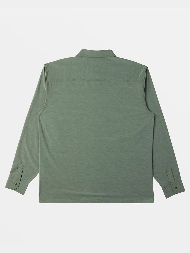 Camisa Manga Larga Hombre Surftrek Verde A/Div Billabong