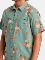 Camisa Manga Corta Hombre Sundays Verde Billabong