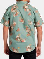 Camisa Manga Corta Hombre Sundays Verde Billabong