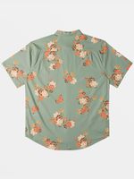 Camisa Manga Corta Hombre Sundays Verde Billabong