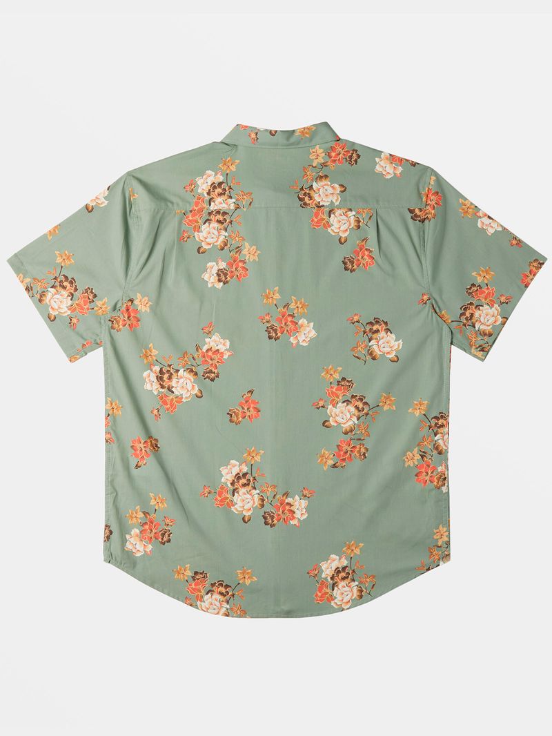 Camisa Manga Corta Hombre Sundays Verde Billabong