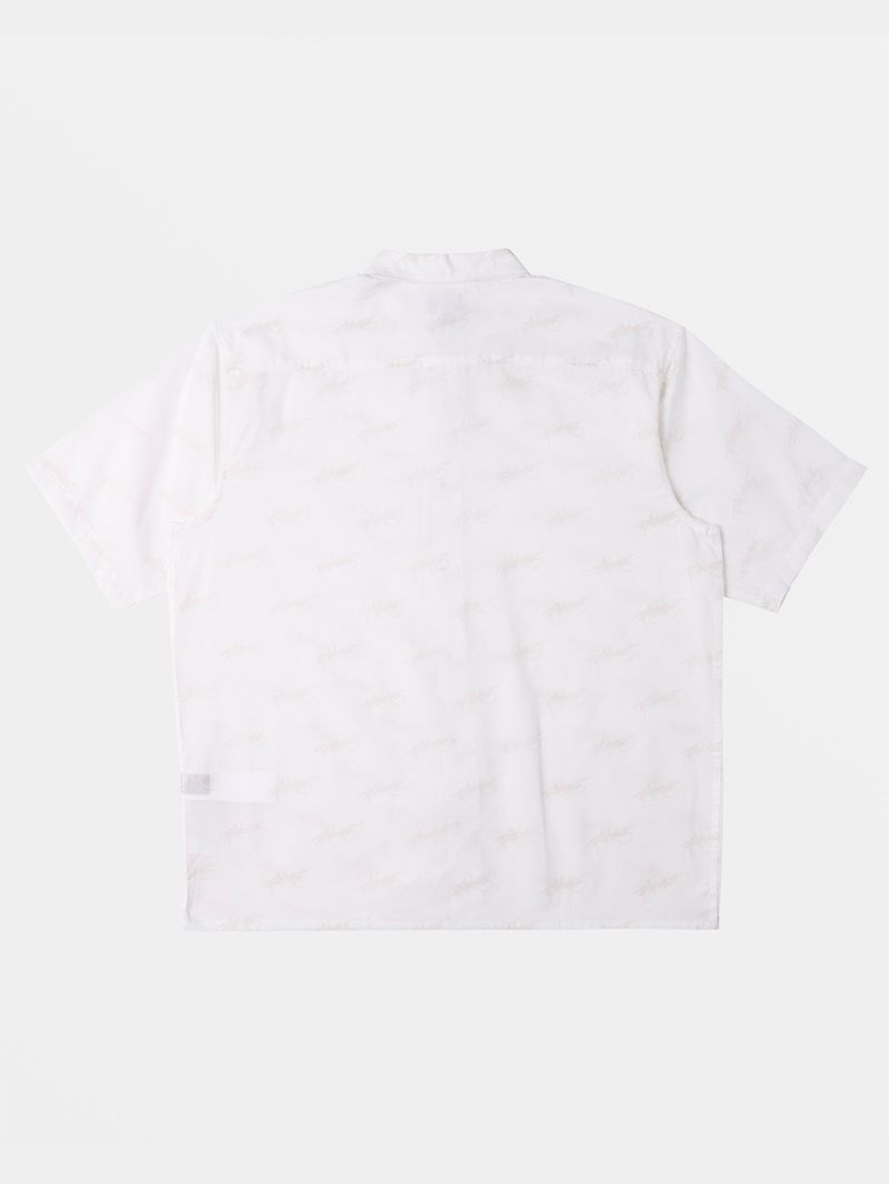 Camisa Manga Corta Hombre Script Print Blanca Billabong
