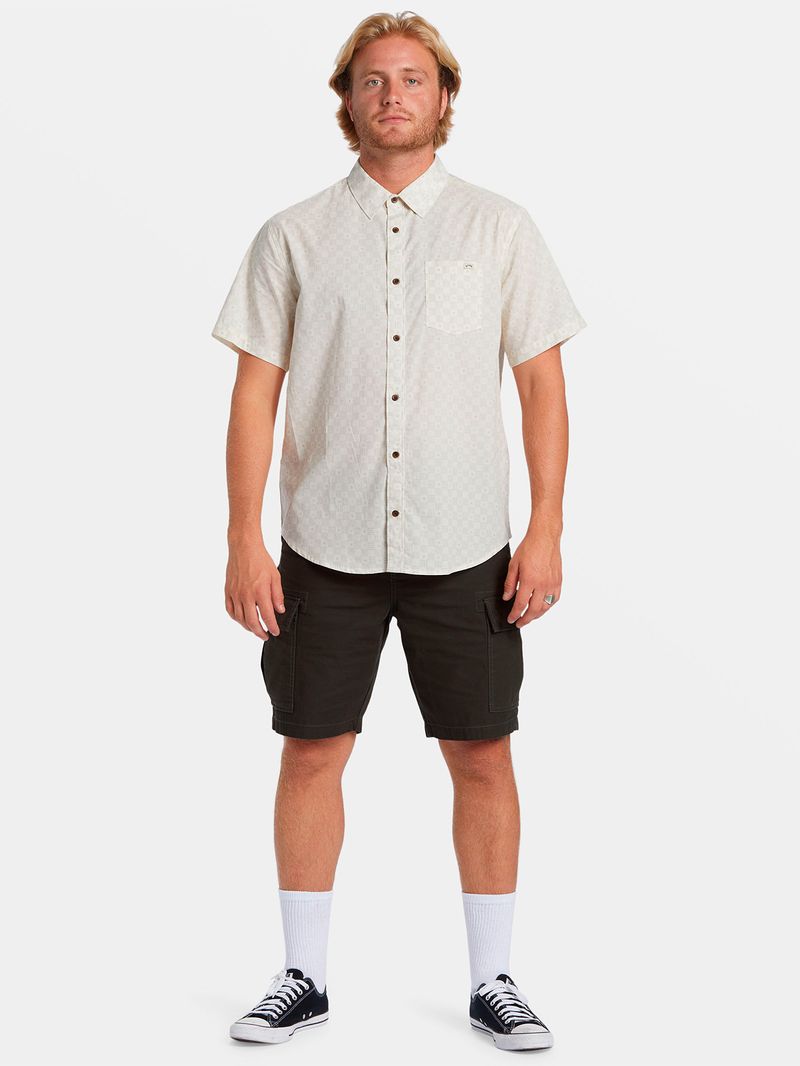 Camisa Manga Corta Hombre Sundays Blanca Billabong