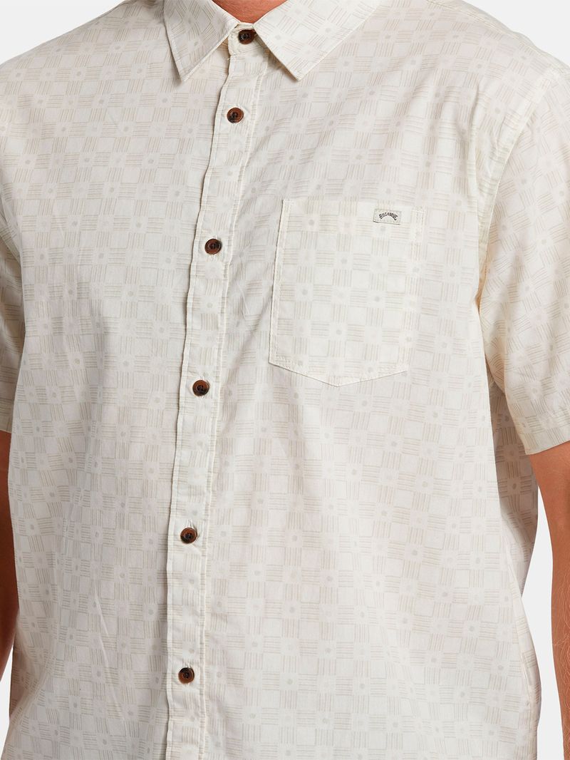 Camisa Manga Corta Hombre Sundays Blanca Billabong