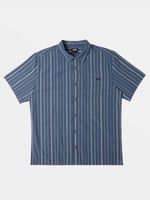 Camisa Manga Corta Hombre Sundays Jacquard Azul Billabong