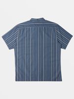 Camisa Manga Corta Hombre Sundays Jacquard Azul Billabong