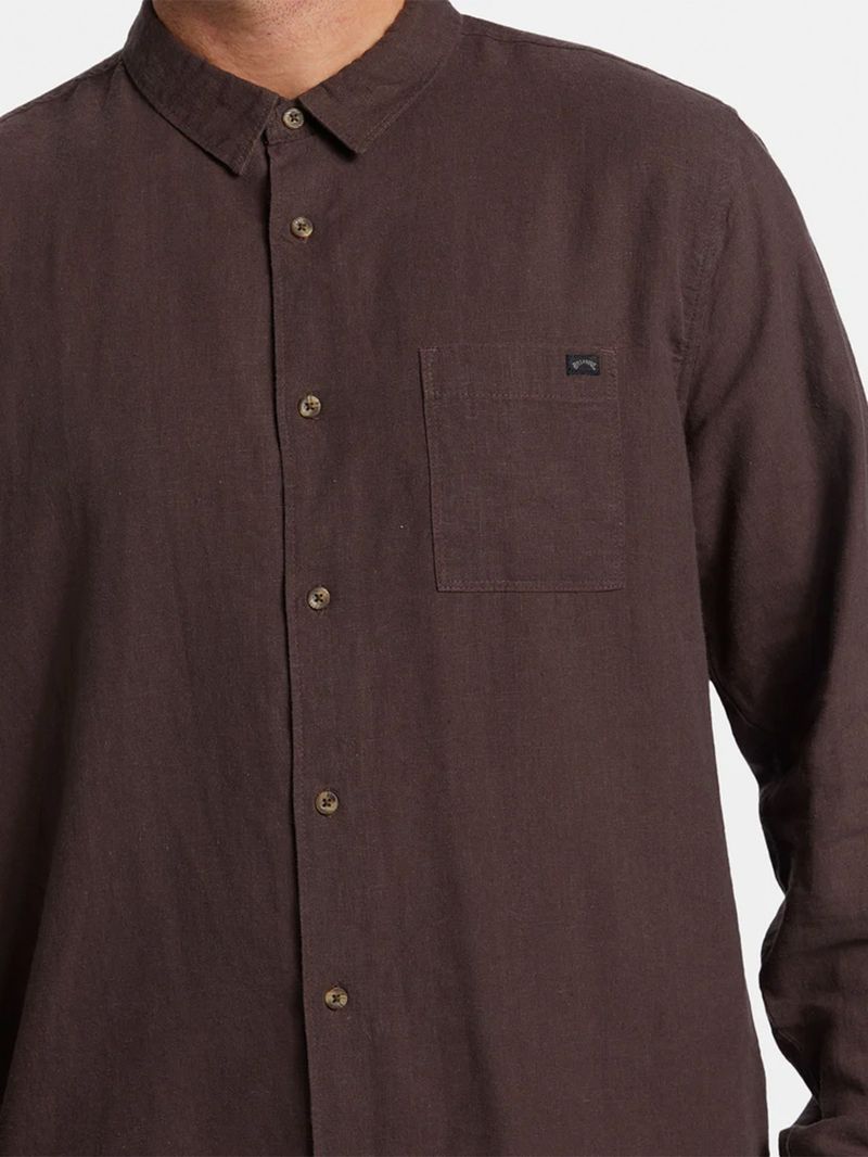 Camisa Manga Larga Hombre Ricardo Cafe Billabong