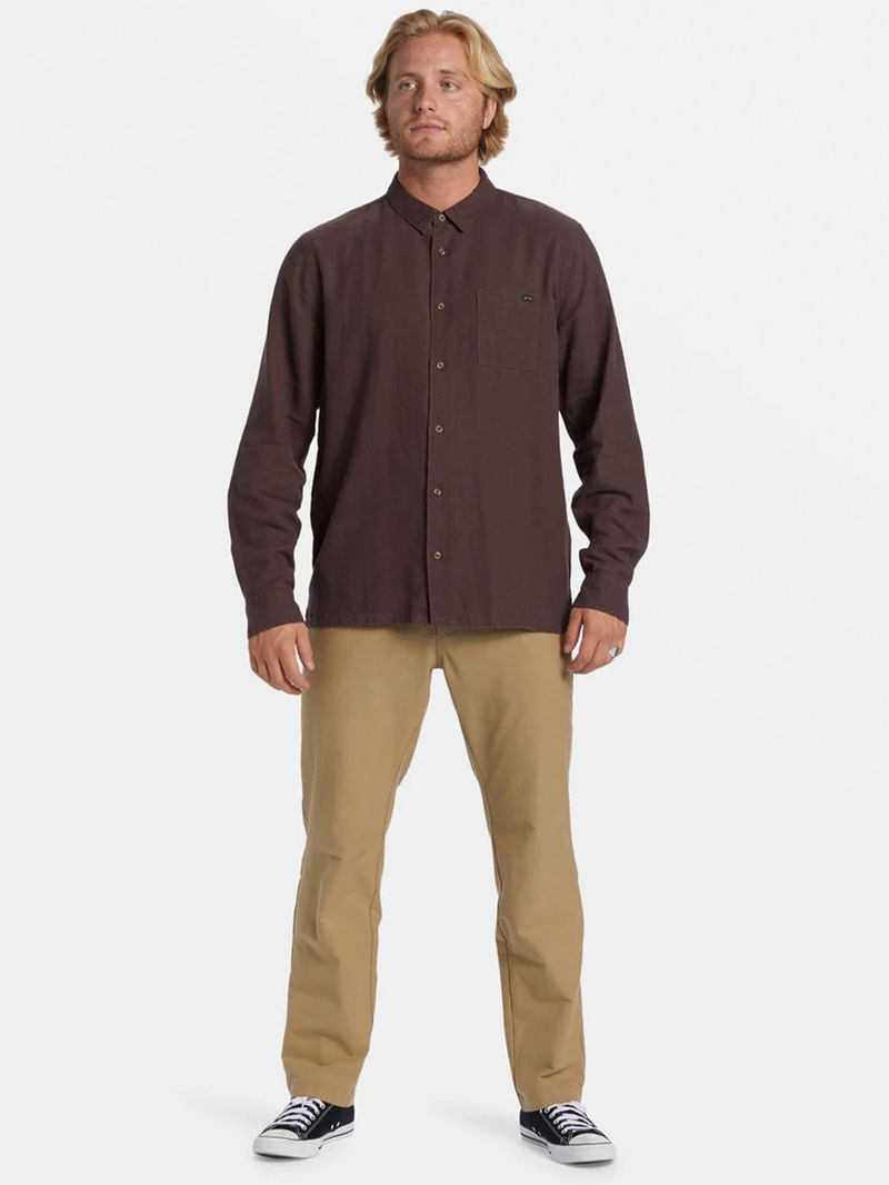 Camisa Manga Larga Hombre Ricardo Cafe Billabong