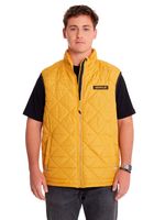 Chaqueta-Sin-manga-Casual-Hombre-MEDIUMWEIGHT-INSULATED-TRIANGLE-QUILTED-VEST-Amarillo-CAT