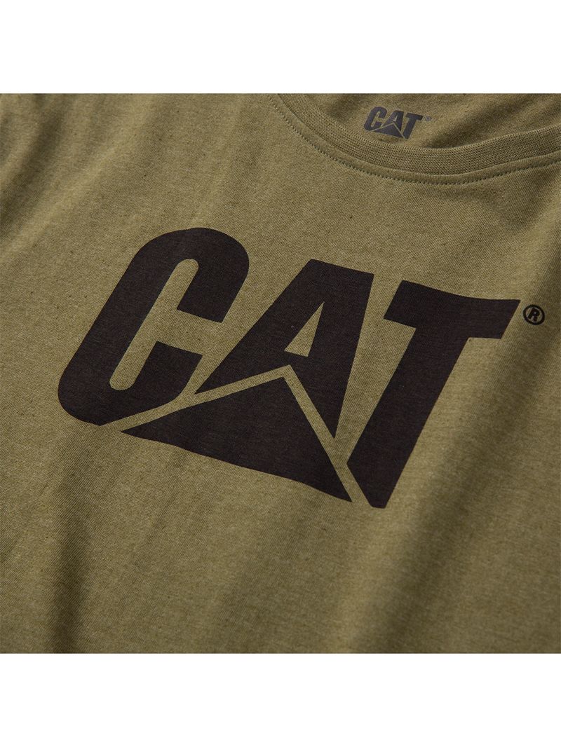 Polera-Manga-corta-Casual-Mujer-WOMEN-S-TM-LOGO-TEE-Verde-CAT