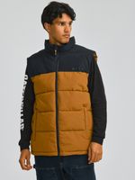 Chaqueta-Sin-manga-Casual-Hombre-ARCTIC-ZONE-VEST-Cafe-CAT