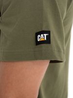 Polera-Manga-corta-Casual-Hombre-ESSENTIAL-S-S-TEE-Verde-CAT
