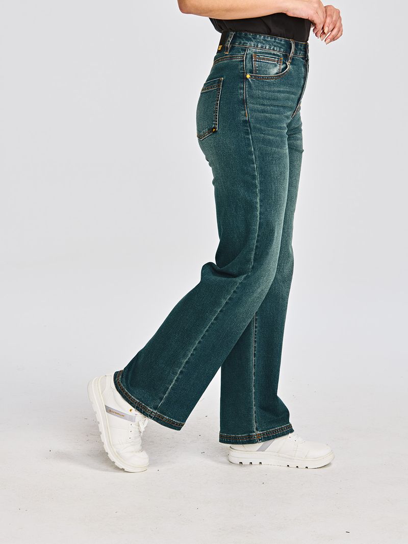 Jeans-Casual-Mujer-TRIBLEND-STRETCH-DENIM-WIDE-LEG-Azul-CAT