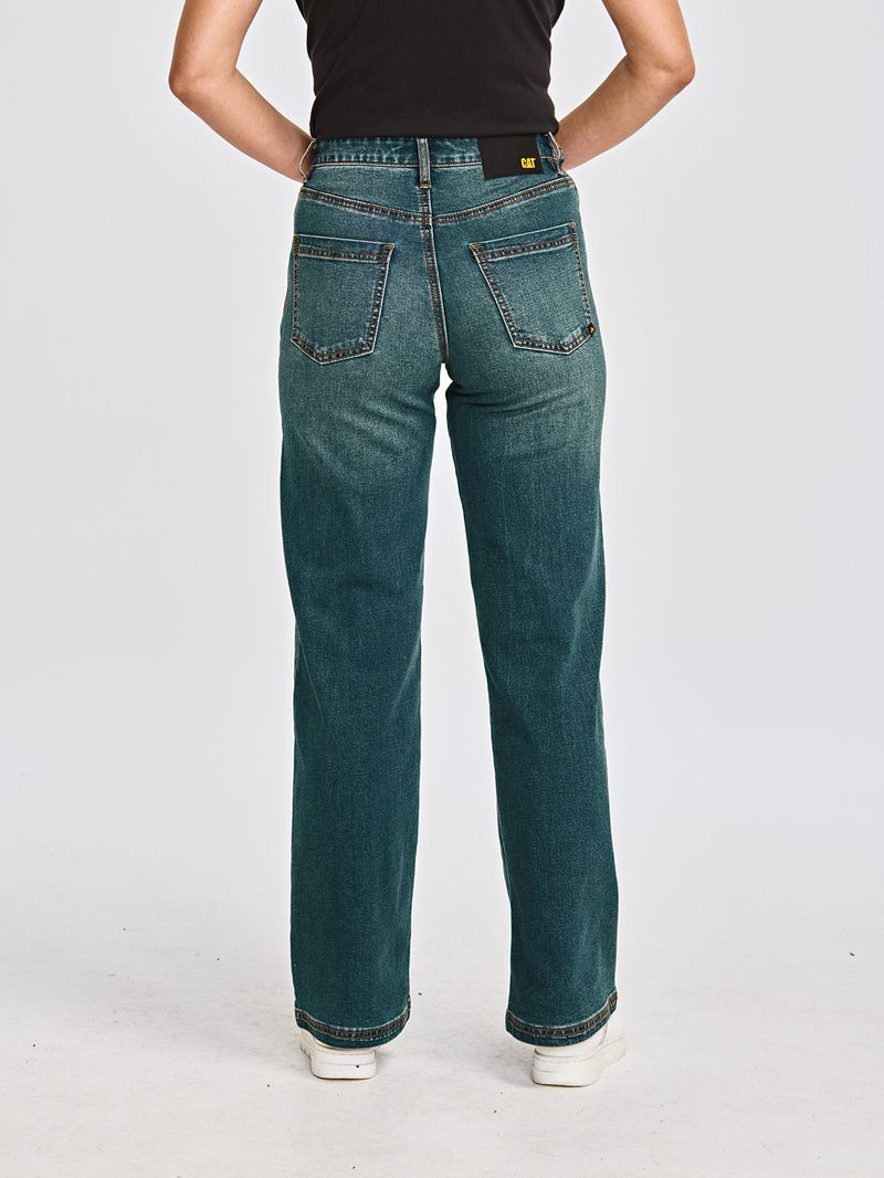 Jeans-Casual-Mujer-TRIBLEND-STRETCH-DENIM-WIDE-LEG-Azul-CAT
