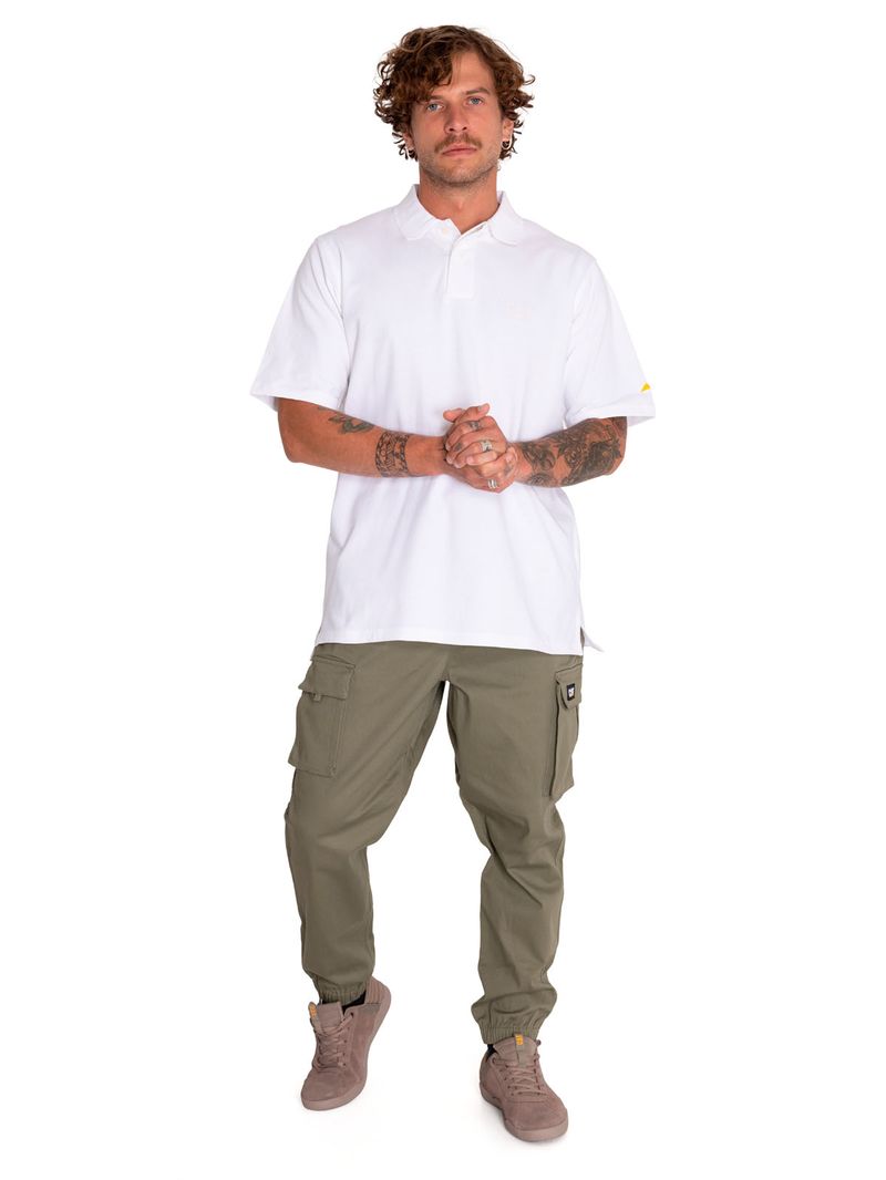 Polera-Polo-Casual-Hombre-CAT-LOGO-PIQUE-POLO-Blanco-CAT