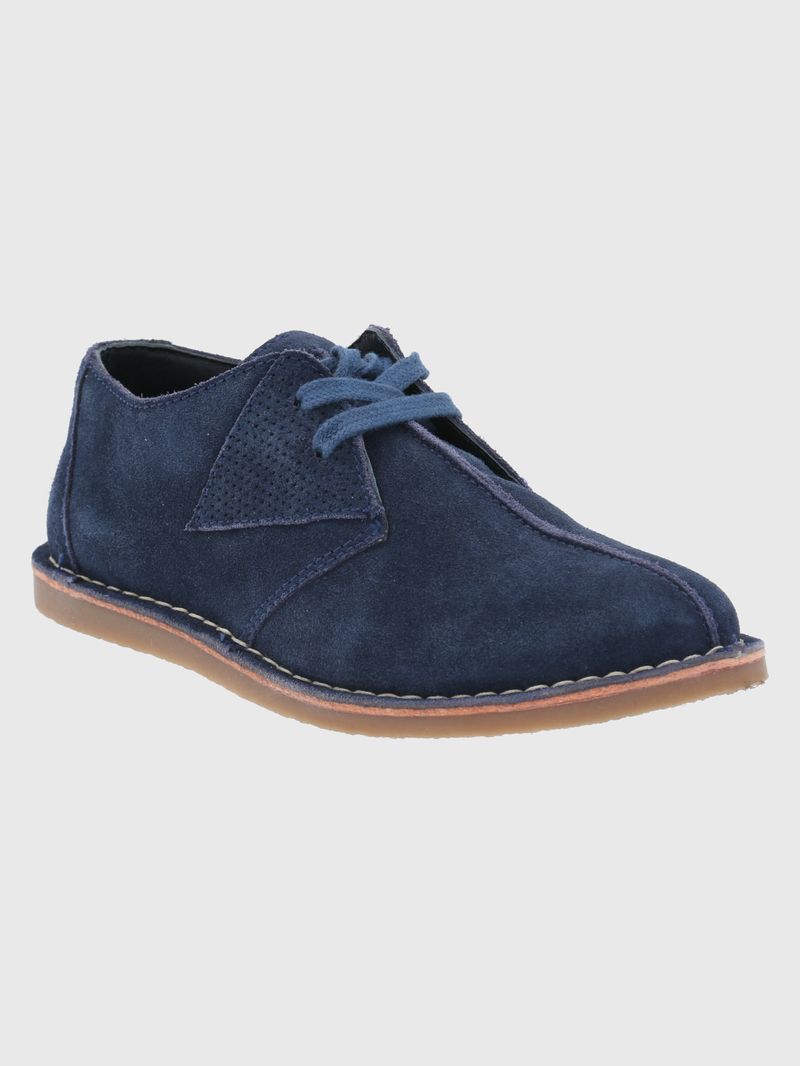 Zapato Cuero Niño Lynton Azul