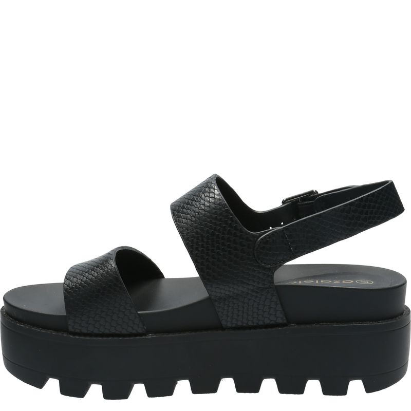 Sandalia Mujer Perfect Negro Azaleia