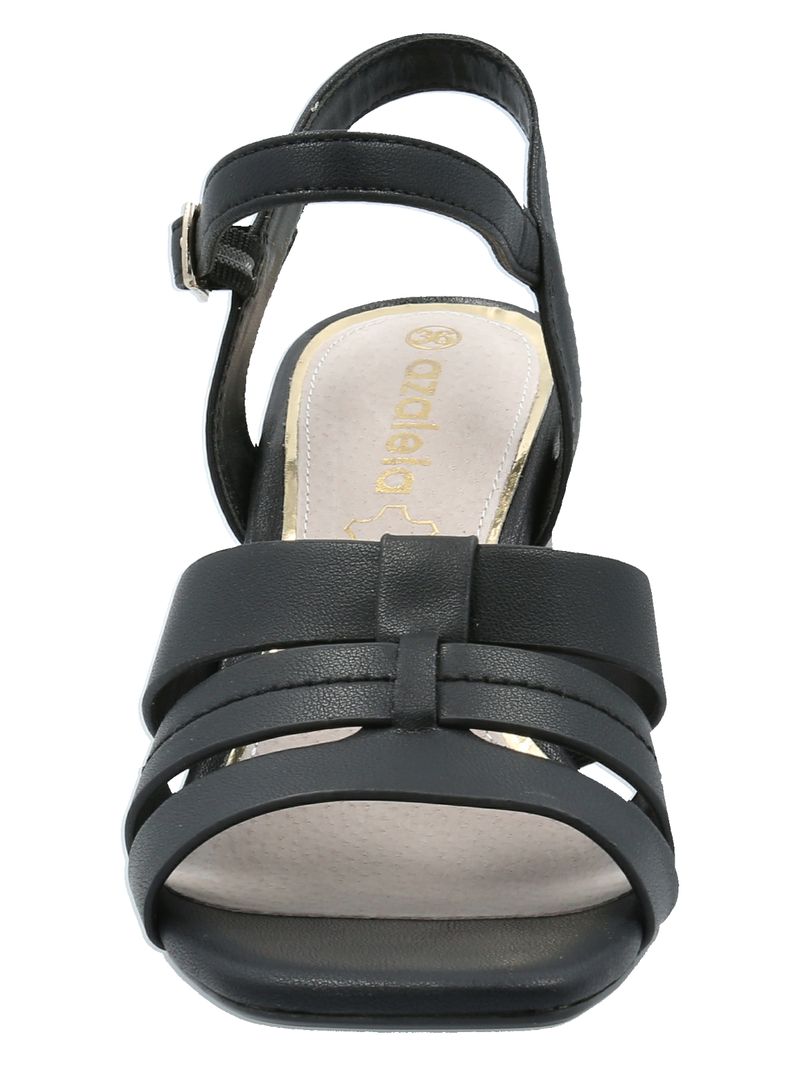 Sandalia Mujer Ignazio Negro Azaleia