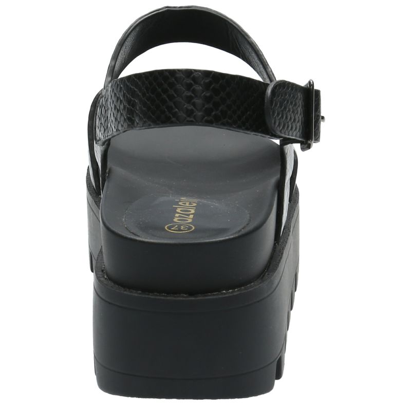 Sandalia Mujer Perfect Negro Azaleia