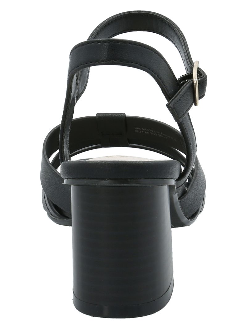 Sandalia Mujer Ignazio Negro Azaleia