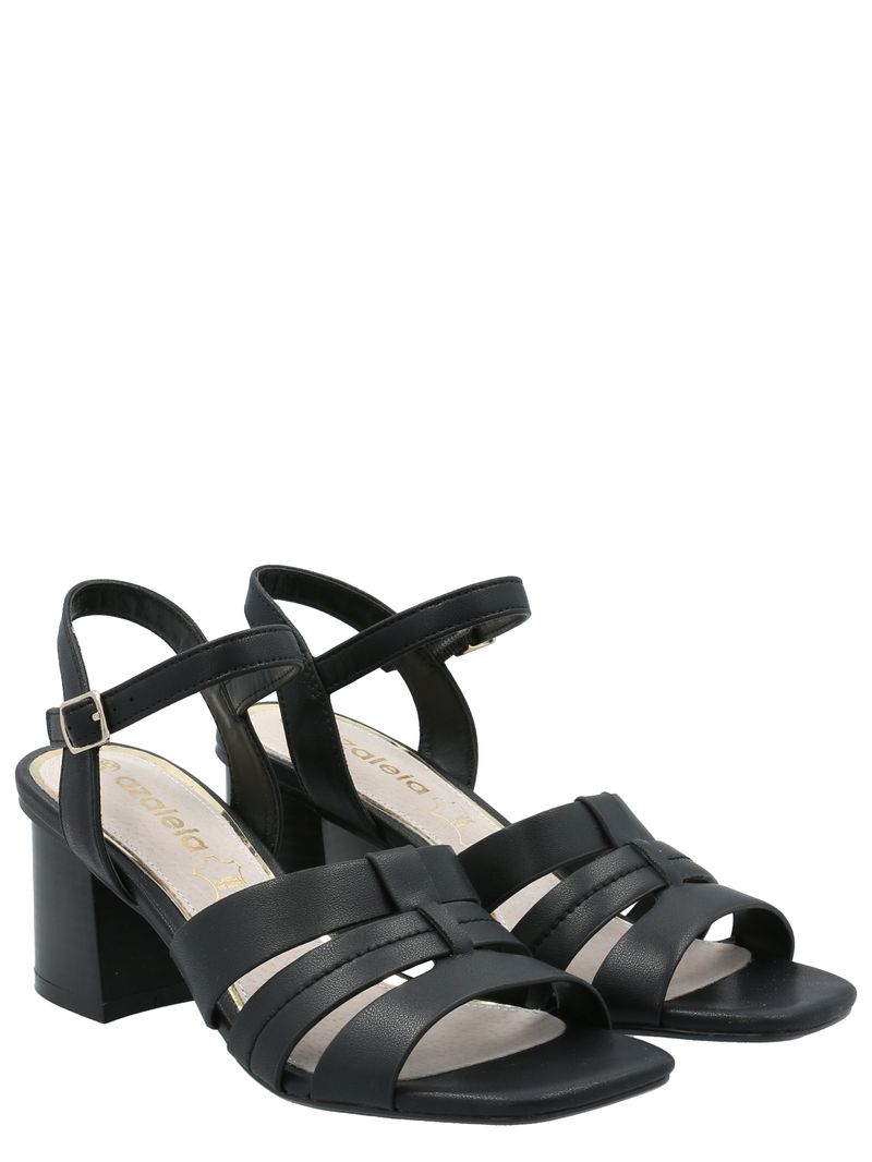 Sandalia Mujer Ignazio Negro Azaleia