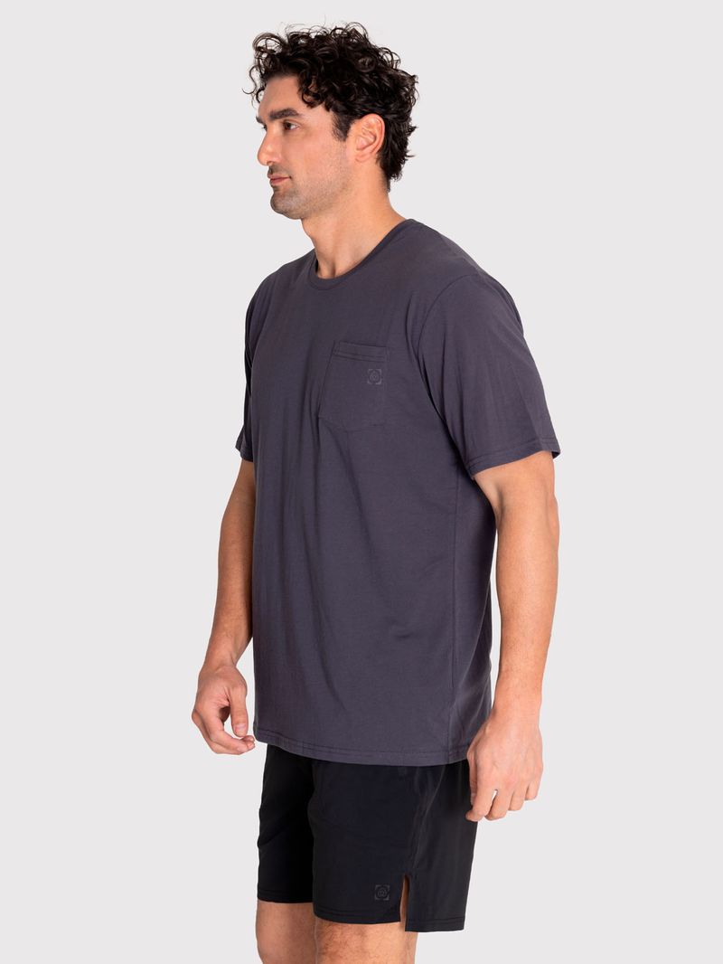 Polera-Hombre-Pocket-T-Shirt-Gris-Oscuro-Bsoul