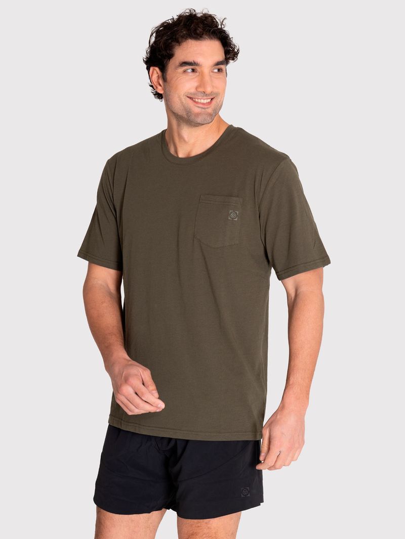 Polera-Hombre-Pocket-T-Shirt-Gris-Verde-Bsoul