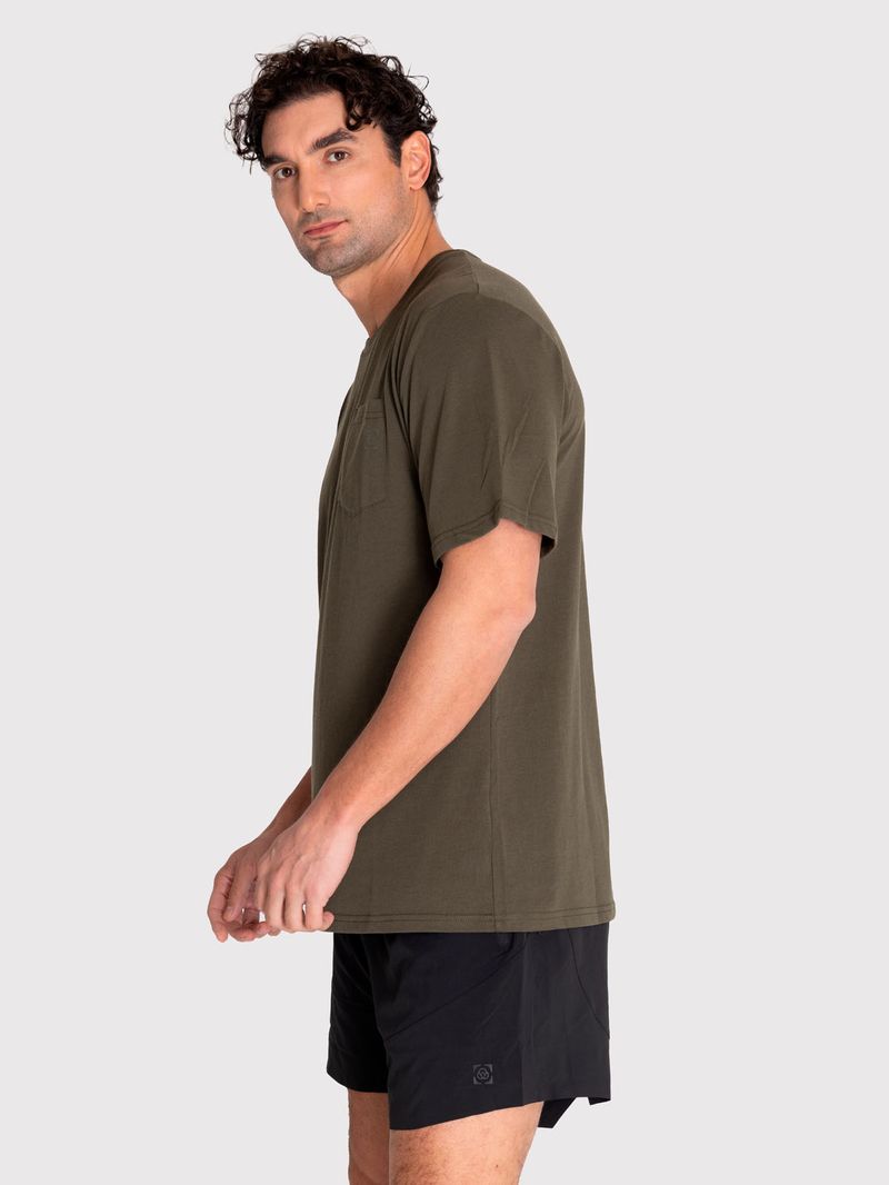 Polera-Hombre-Pocket-T-Shirt-Gris-Verde-Bsoul