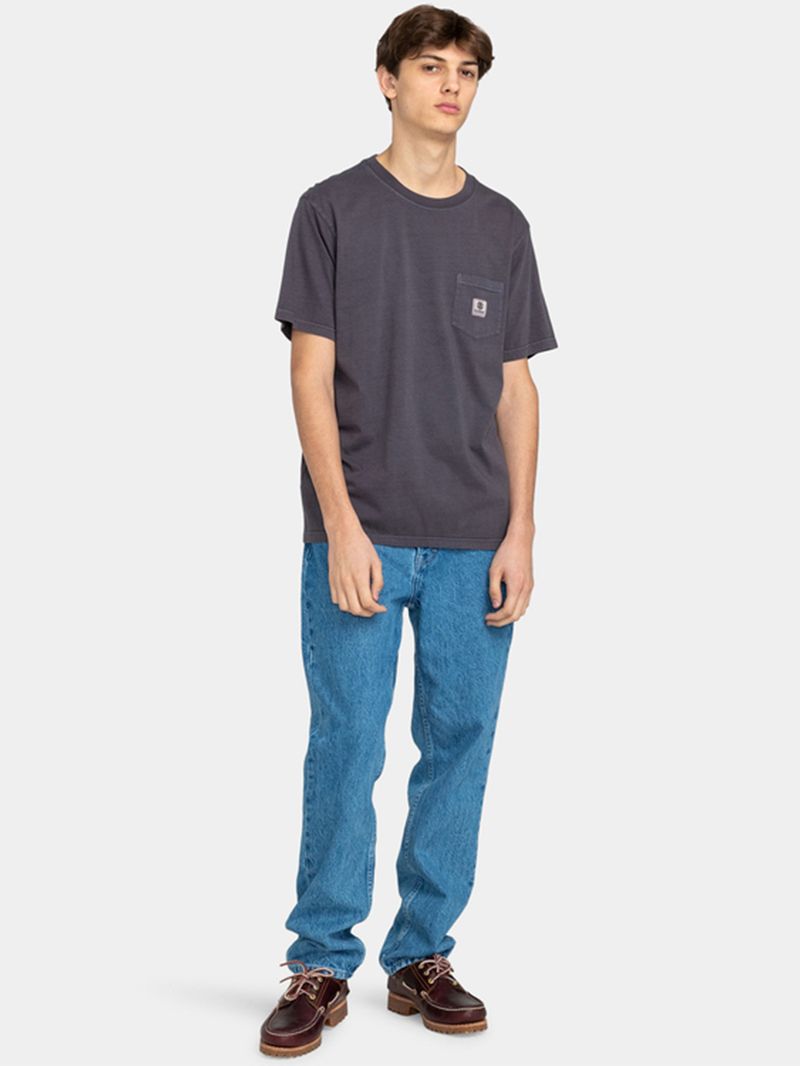 Polera-Manga-Corta-Hombre-Basic-Pocket-Negra-Element