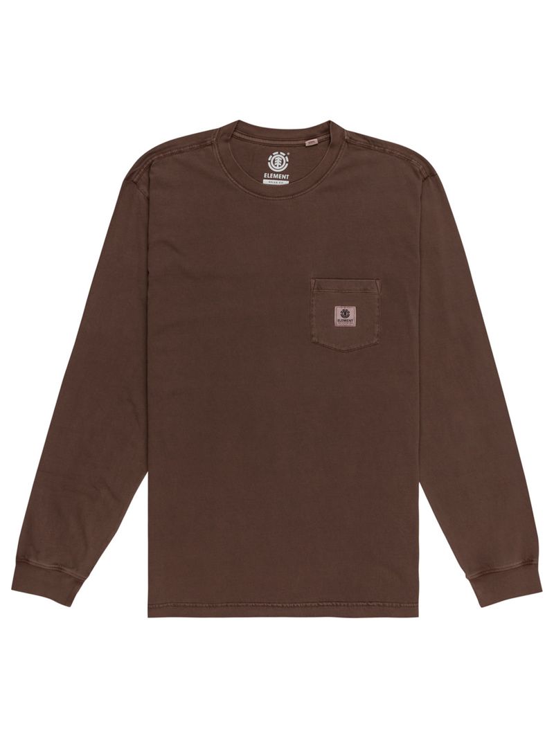 Polera-Manga-Larga-Hombre-Basic-Pocket-Cafe-Element
