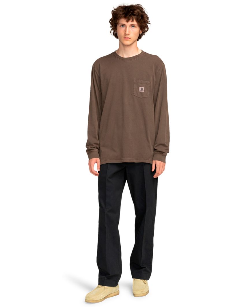 Polera-Manga-Larga-Hombre-Basic-Pocket-Cafe-Element