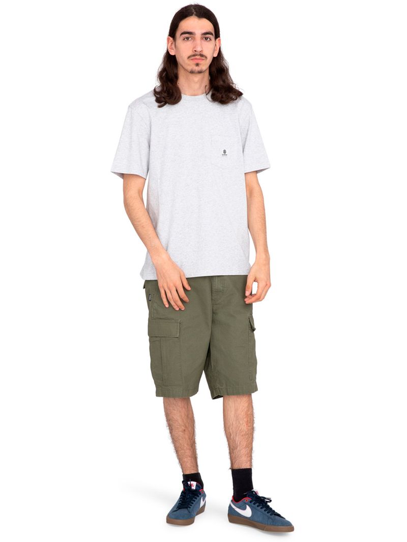 Polera-Manga-Corta-Hombre-Basic-Pocket-Gris-Element