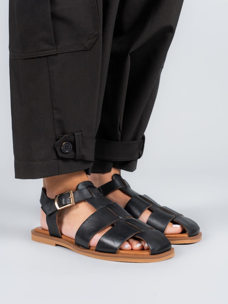 Sandalia-Cuero-Mujer-Tresenda-Negro---