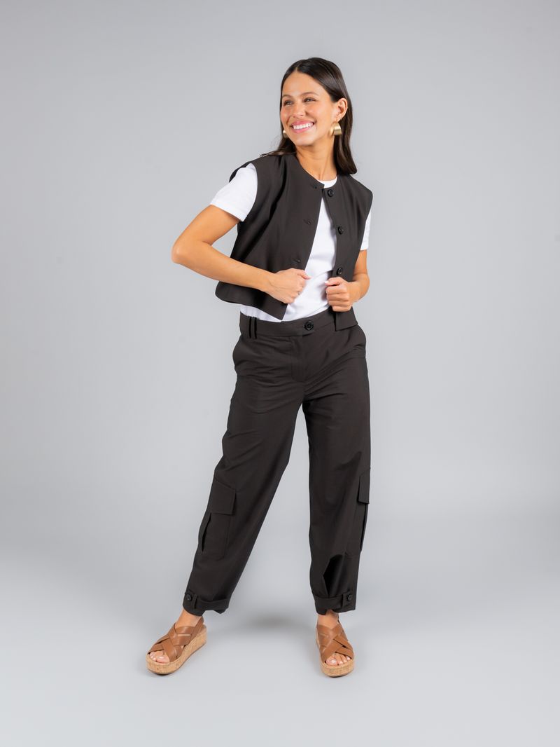 Sandalia Cuero Mujer Molle Café