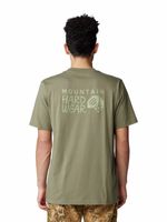 Polera Manga Corta Hombre Back Logo Gris Mountain Hardwear