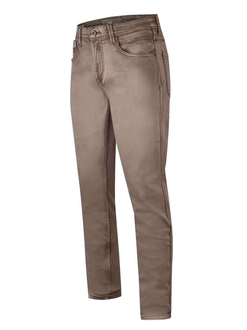 Jeans Algodón Orgánico Hombre Baycolor Café Rockford