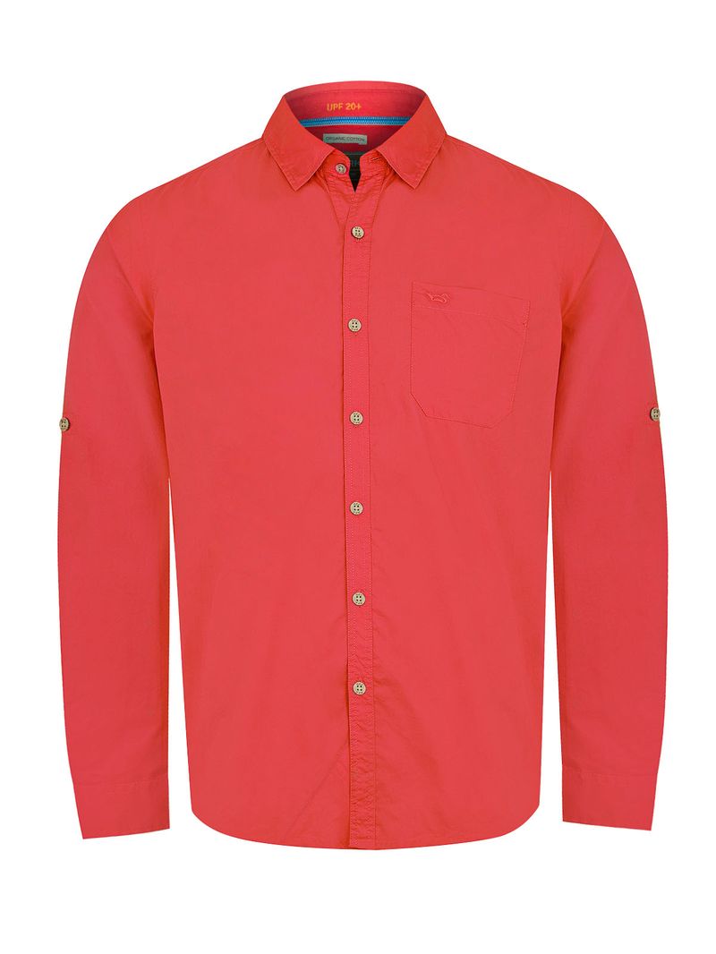 Camisa-Algodon-Organico-Hombre-Galiton-Rojo-Rockford