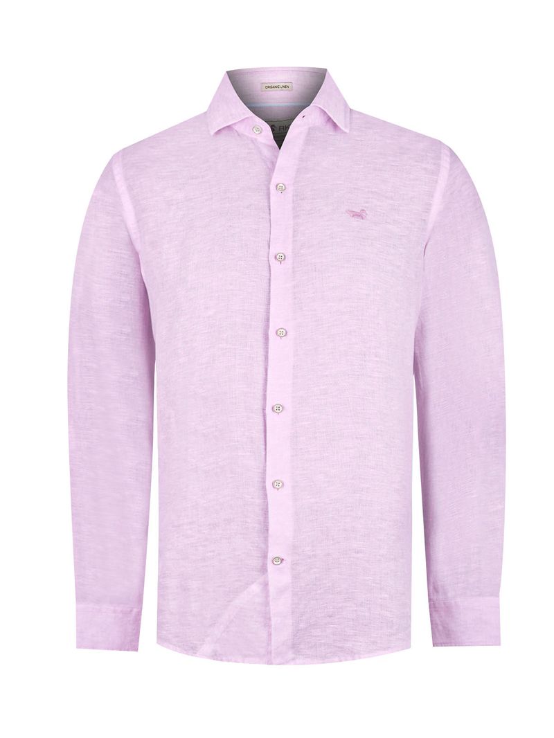 Camisa-Lino-Organico-Hombre-Linen-Lila-Rockford
