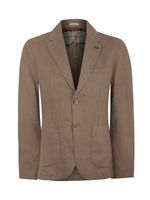 Chaqueta Lino Orgánico Hombre Amalfi Café Rockford