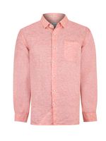 Camisa Lino Orgánico Hombre Linentex Rojo Rockford