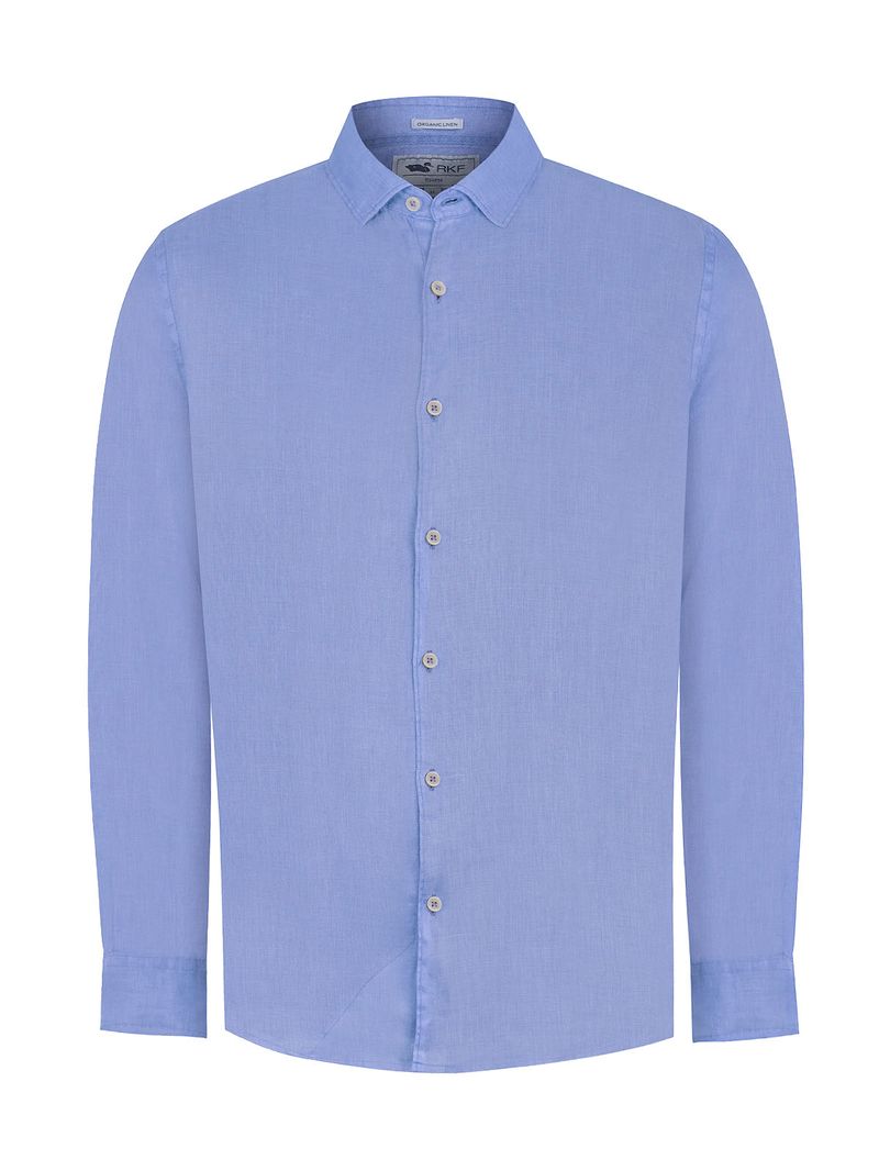 Camisa-Lino-Organico-Hombre-Linenpro-Azulino-Rockford