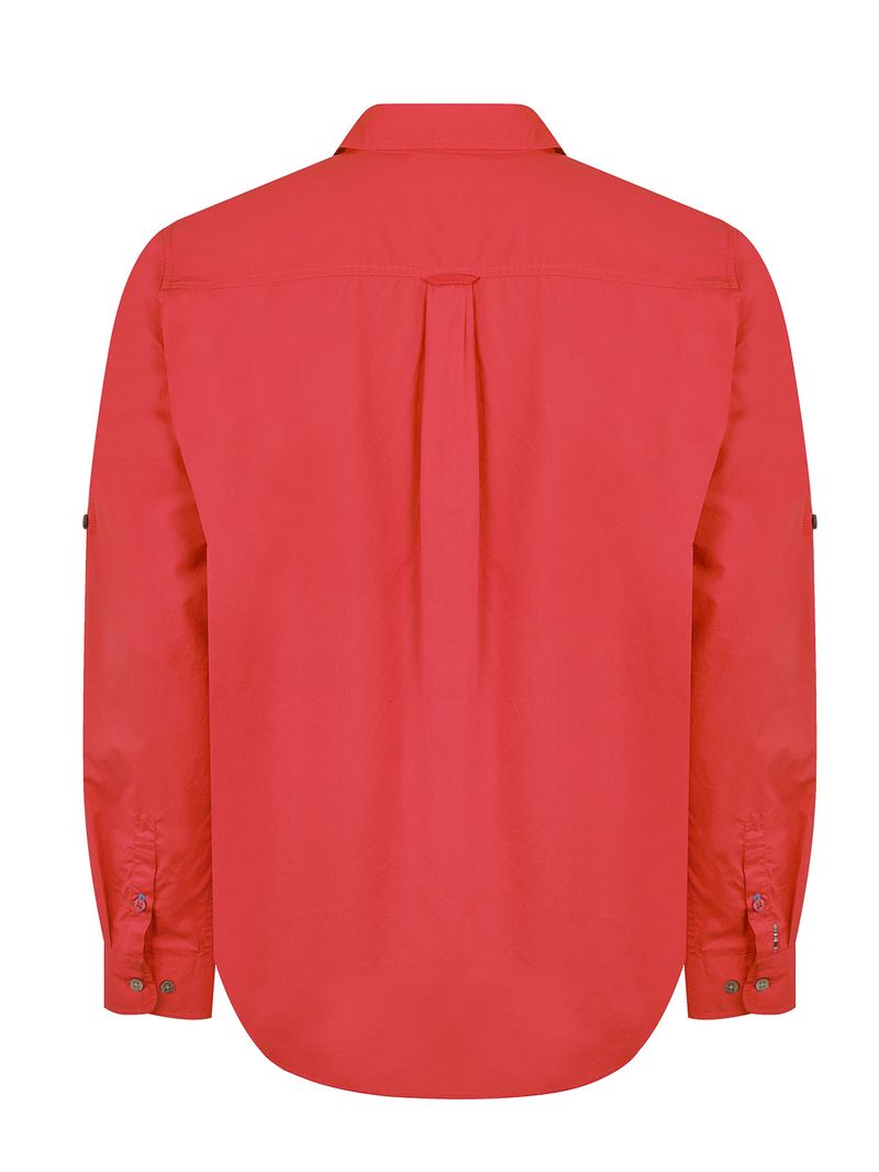 Camisa-Algodon-Organico-Hombre-Galiton-Rojo-Rockford