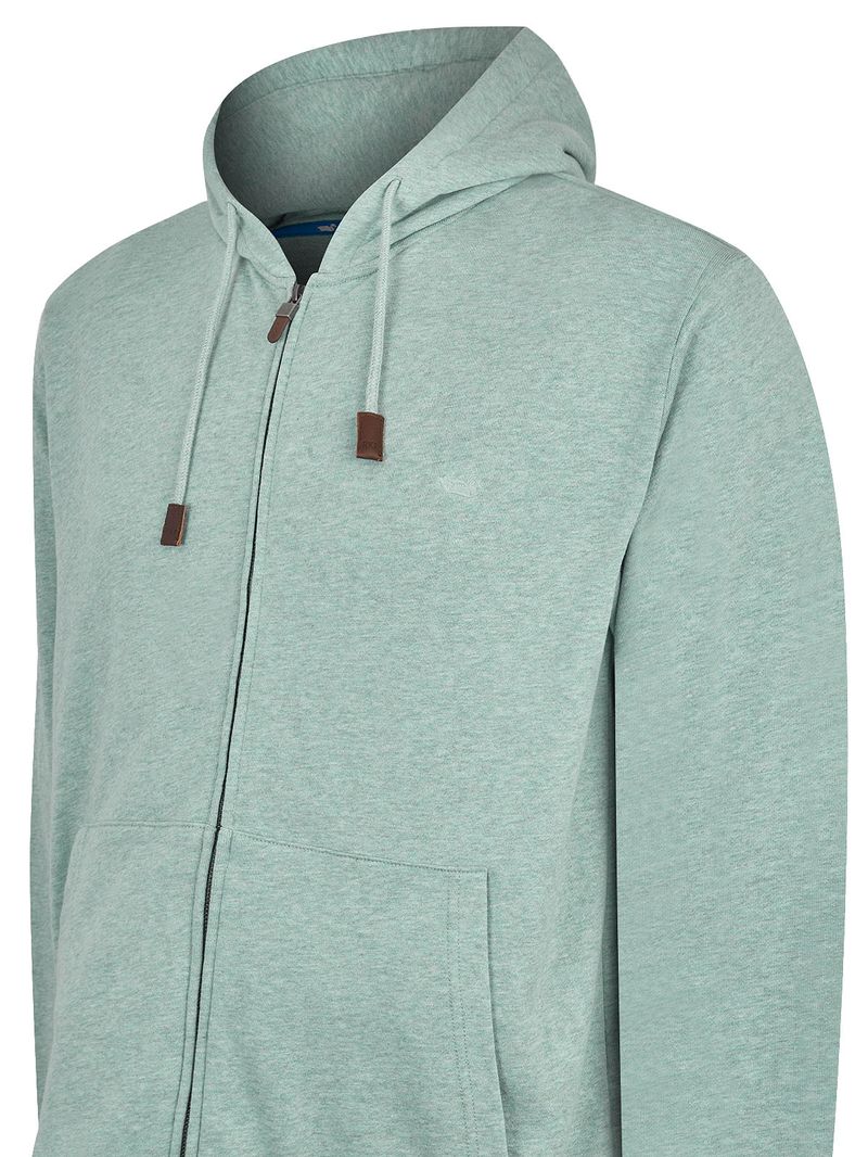 Polerón Algodón Orgánico Hombre Vico Verde Rockford