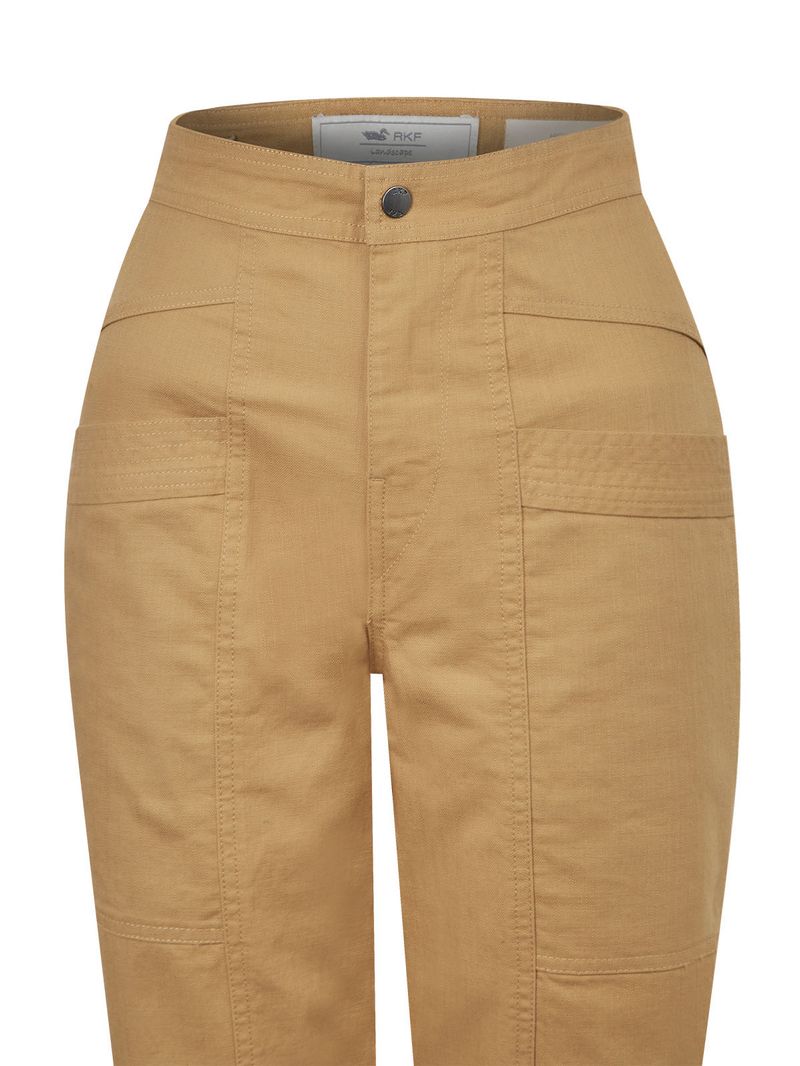 Pantalon-Algodon-Organico-Mujer-Isis-Amarillo-Rockford
